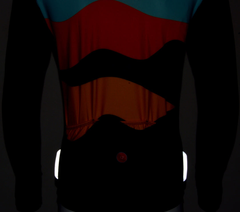 Cycling Set Men Warm Thermal Hot Cycling Jersey Long Sleeve