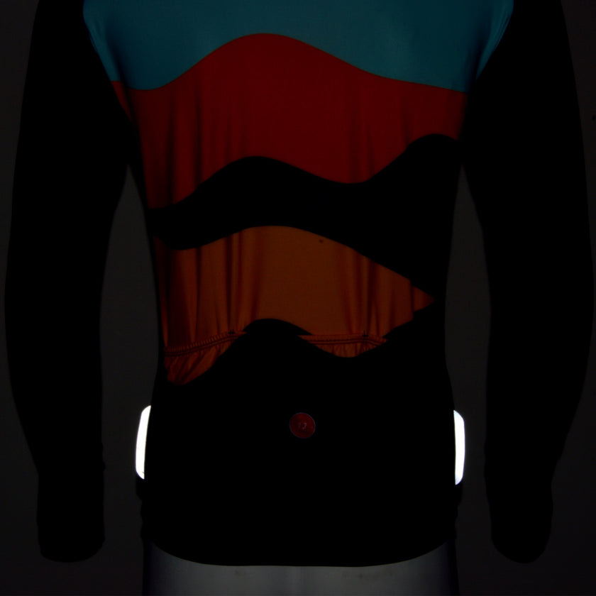 Cycling Set Men Warm Thermal Hot Cycling Jersey Long Sleeve