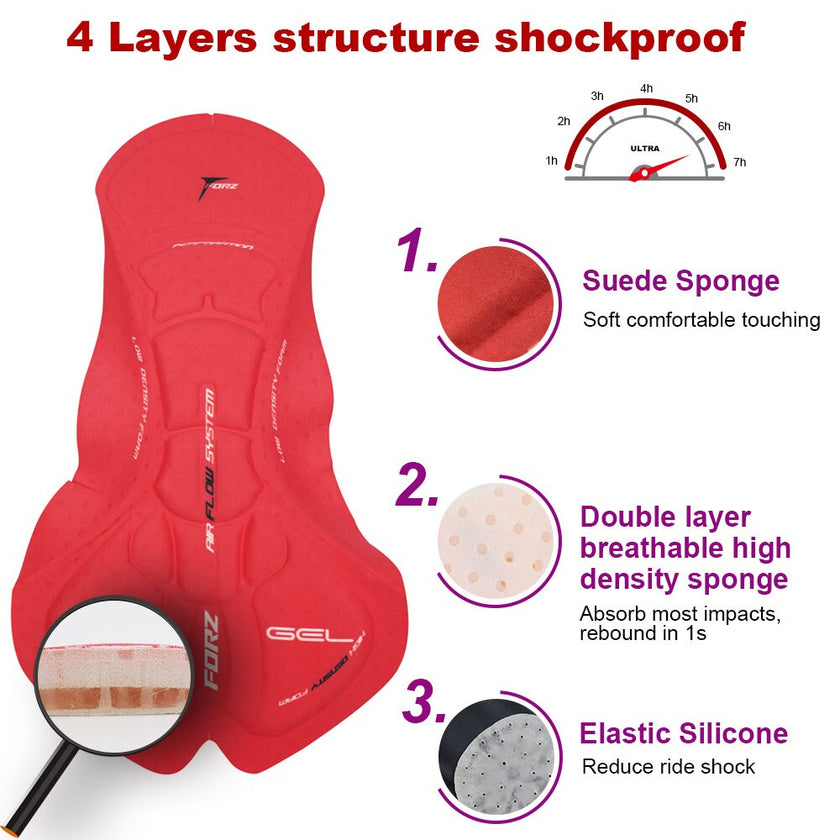 Cycling Set Men Warm Thermal Hot Cycling Jersey Long Sleeve