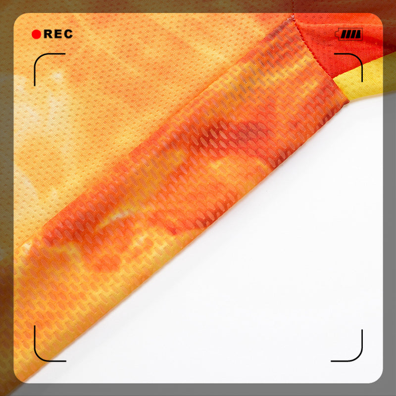 Unisex Quick Dry Cycling Sets Anti-sweat Phoenix Pattern