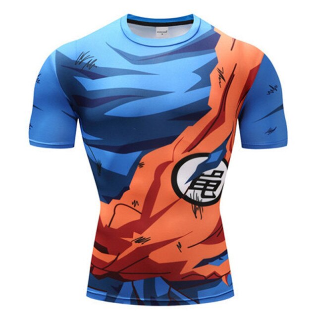 Compression Tee shirt 3D Print  T-shirt Cosplay Costume Gok