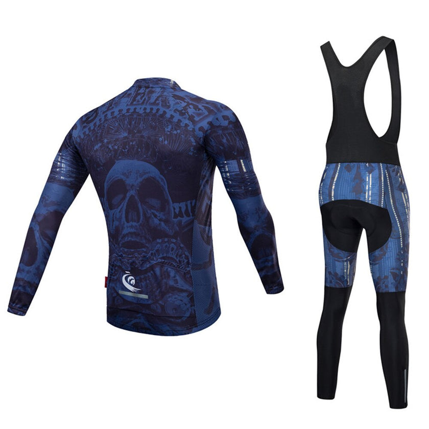 New Cycling Jersey Skull Head Men Sunscreen