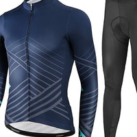 Grams Men's Long Sleeve Cycling Jersey with Tights