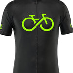 Men's Short Sleeve Cycling Jersey Summer Polyester