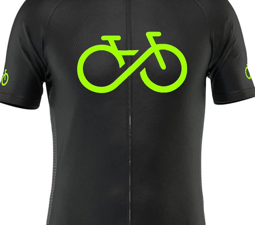 Men's Short Sleeve Cycling Jersey Summer Polyester