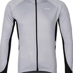 Men's Long Sleeve Cycling Jersey Winter Polyester Dark Grey
