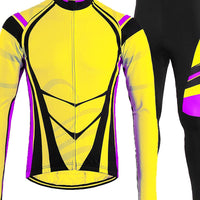 Grams Men's Long Sleeve Cycling Jersey with Tights