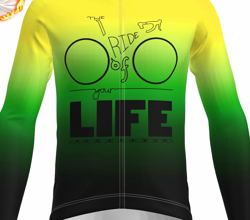 Grams Men's Long Sleeve Cycling Jersey