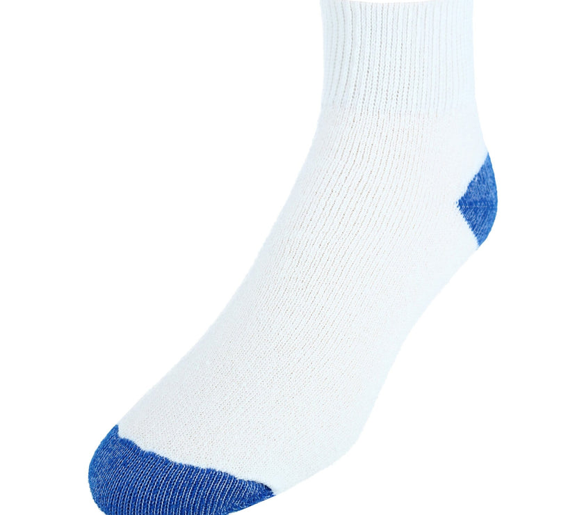 CTM® Men's Cotton Blend Ankle Socks (4 Pair Pack)