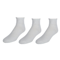 CTM® Men's Loose Fit Diabetic Ankle Socks (3 Pair Pack)
