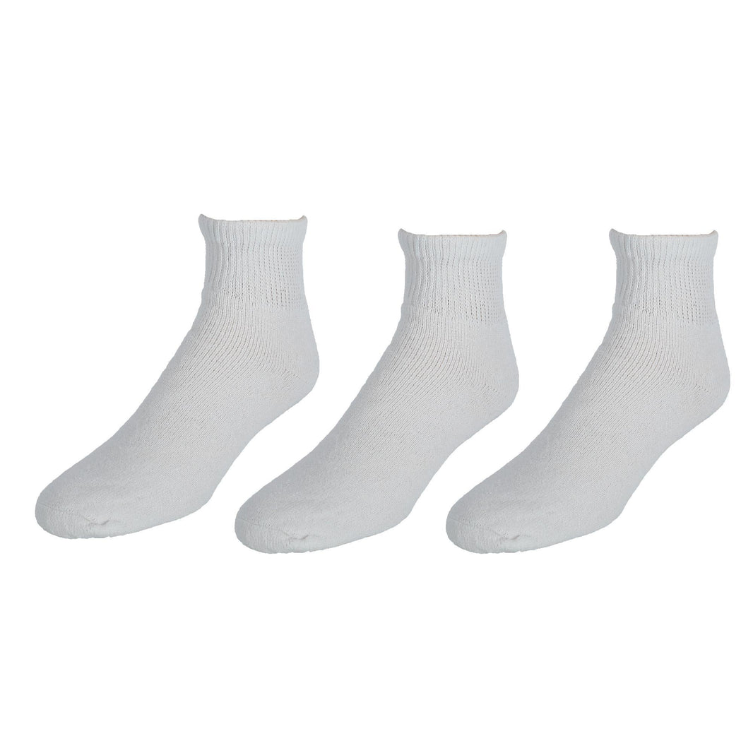 CTM® Men's Loose Fit Diabetic Ankle Socks (3 Pair Pack)