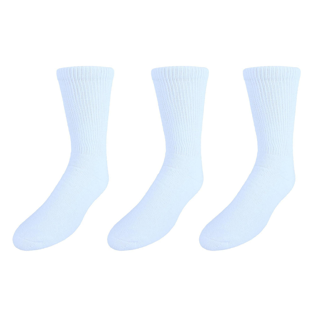 CTM® Men's Diabetic Crew Socks（3 Pair Pack）