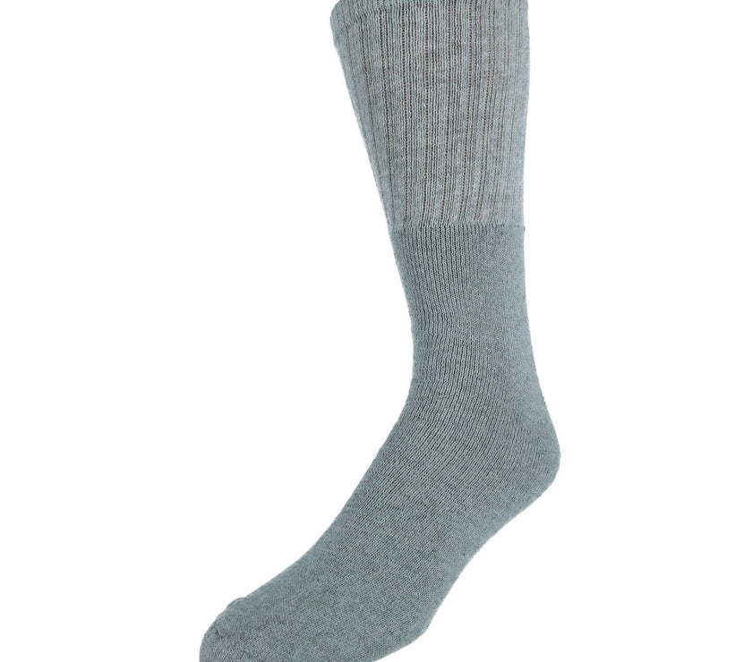 CTM® Men's Tube Cotton Blend Casual Socks 4 Pair Value Pack