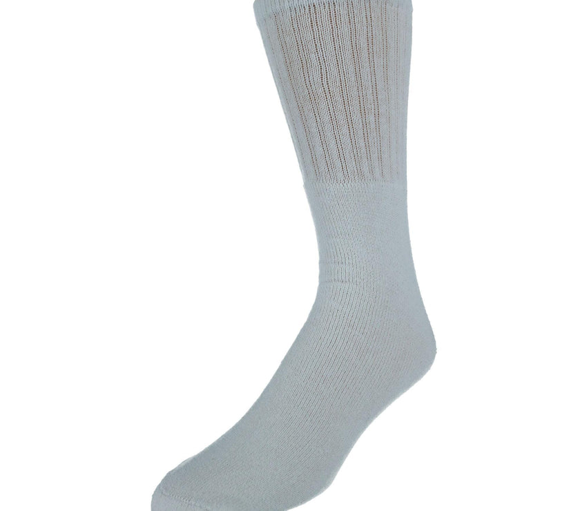 CTM® Men's Tube Cotton Blend Casual Socks 4 Pair Value Pack