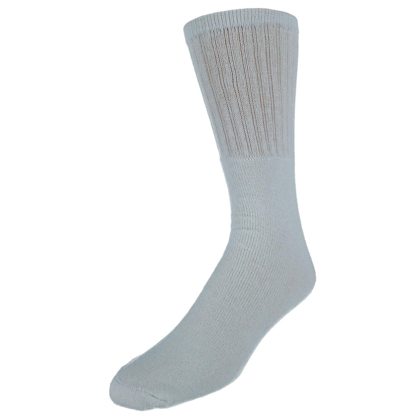 CTM® Men's Tube Cotton Blend Casual Socks 4 Pair Value Pack