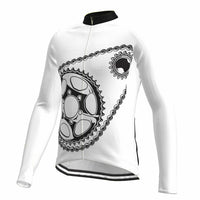 Grams Men's Long Sleeve Cycling Jersey Spandex Polyester