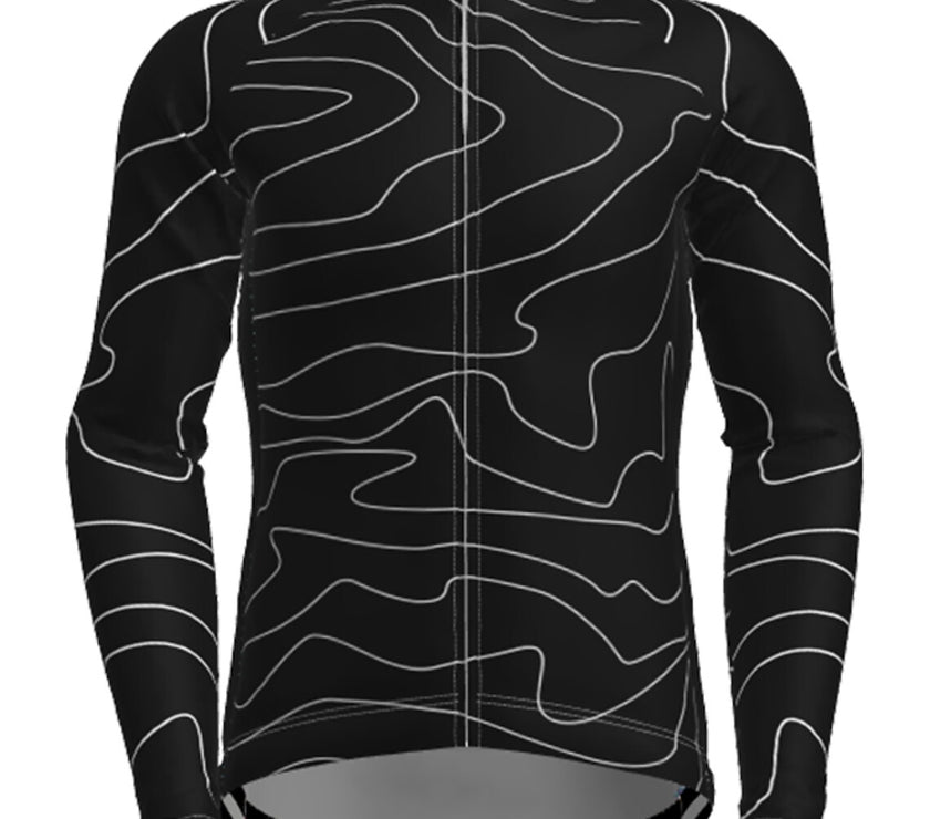 Men's Long Sleeve Cycling Jersey Polyester