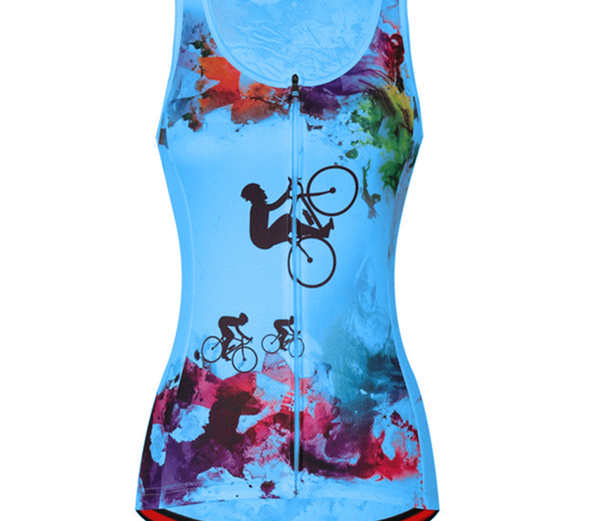 Women's Sleeveless Cycling Jersey Cycling Vest