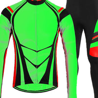 Grams Men's Long Sleeve Cycling Jersey with Tights