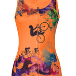 Women's Sleeveless Cycling Jersey Cycling Vest