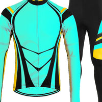 Grams Men's Long Sleeve Cycling Jersey with Tights