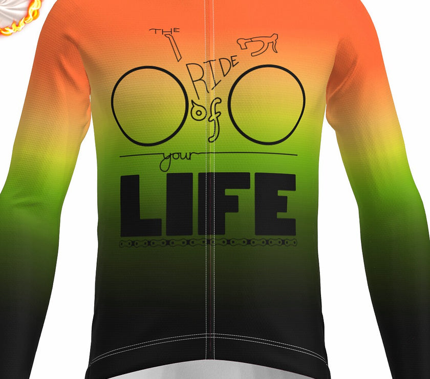 Grams Men's Long Sleeve Cycling Jersey