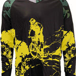 Men's Long Sleeve Downhill Jersey Spandex Polyester