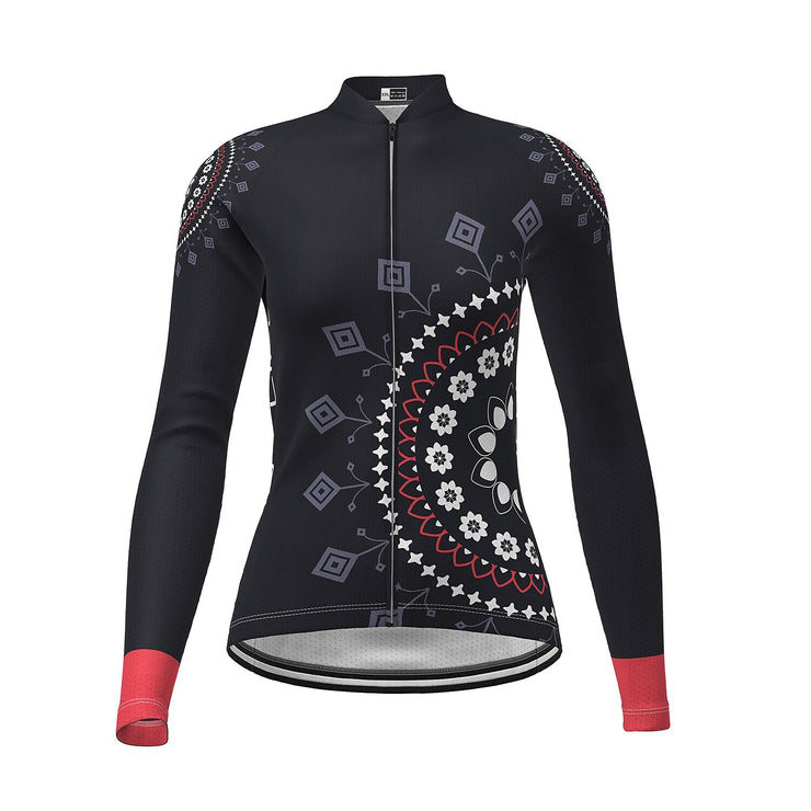 Women's Long Sleeve Cycling Jersey Polyester